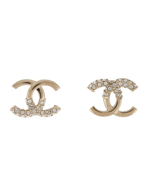 chanel cc stud|chanel earrings official site.